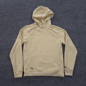 Tracksmith Hoodie Mens Small Yellow Trackhouse Midweight Performance Running